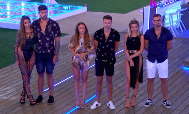 Love Island's Darylle, Adam, Ellie, Sam, Megan and Alex await dumping results