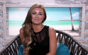 Love Island's Dani Dyer talks in the beach hut