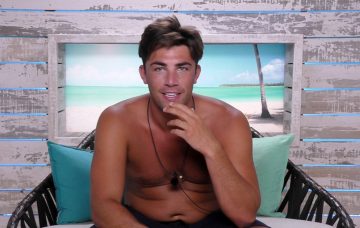 Love Island's Jack Fincham in the beach hut