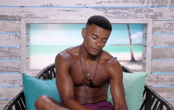 Love Island's Wes in the Beach Hut