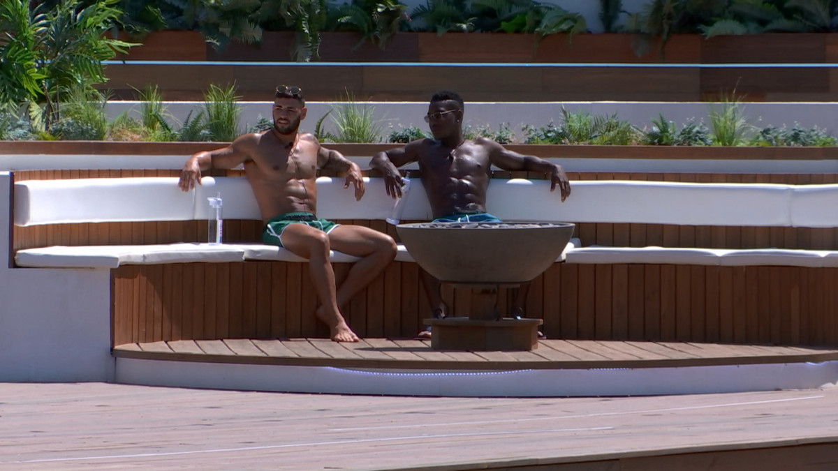 Love Island's Kieran and Idris