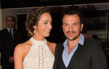 Emily and Peter Andre, Lorraine High Street Fashion Awards Red Carpet Arrivals In London