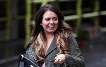 Scarlett Moffatt Leaves Heat Radio Studios In London