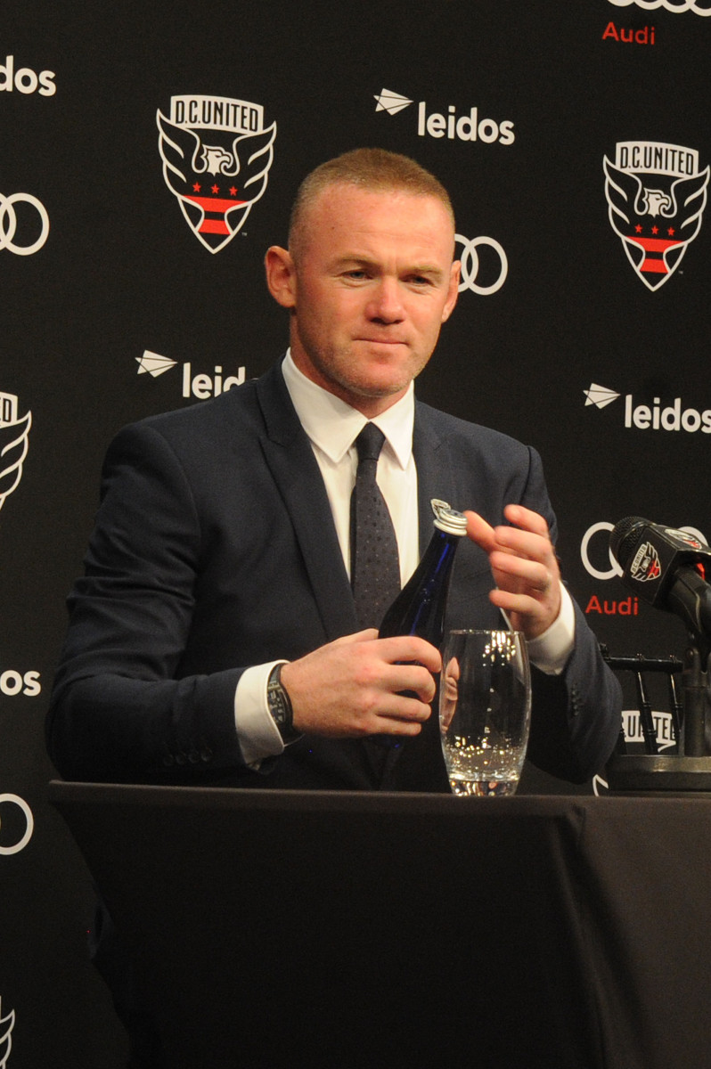 Wayne Rooney day declared in Washington DC as the former Man United striker is presented to the media.