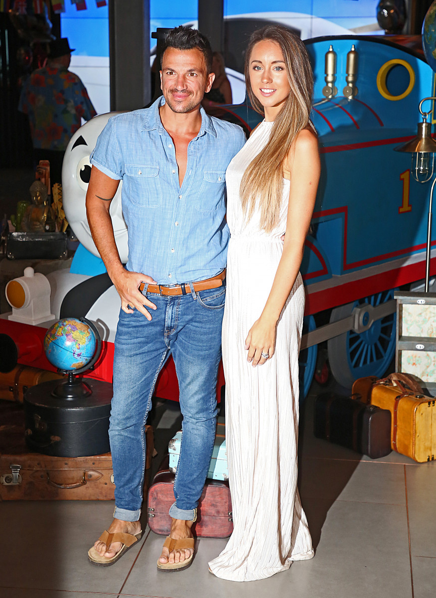 Peter and Emily Andre with Princess and Junior, in attendance at the 'Thomas & Friends' exclusive film premiere held at VUE Leicester Square in London, UK.