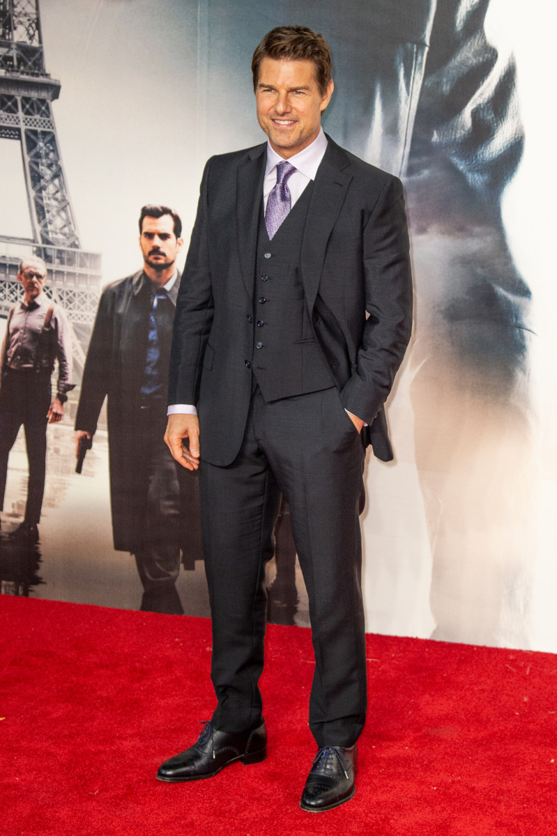 Tom Cruise attends the 'Mission Impossible: Fallout' UK premiere in London.
