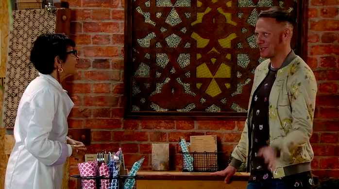 Sean and Yasmeen in Coronation Street