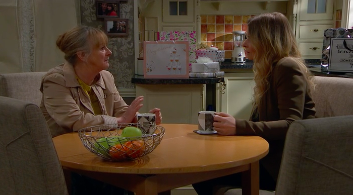 Charity Dingle and Irene Stocks in Emmerdale