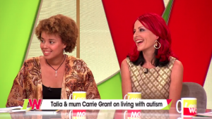 Talia Grant, Loose Women, Hollyoaks, Carrie Grant