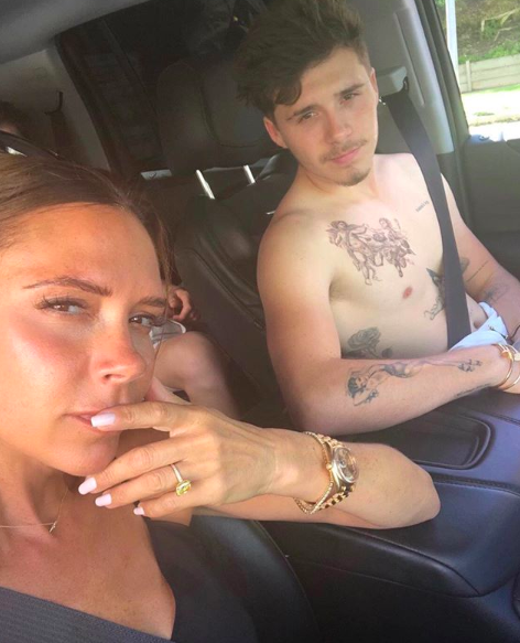 victoria beckham brooklyn instagram