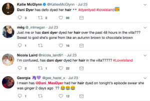 dani dyer love island twitter