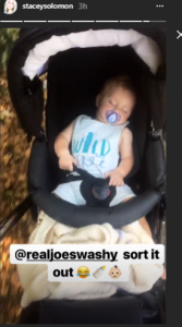 Stacey Solomon's nephew (Credit: Instagram)