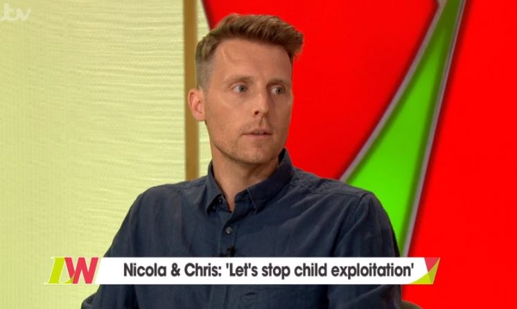 Nicola Roberts and Chris Harper talk about Barnardo's on Loose Women