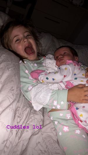 Jacqueline Jossa's daughters Ella and Mia