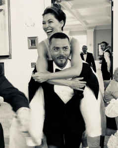 Emma and Matt Willis share black and white pic of their marriage vow renewal