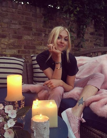 Fearne Cotton at home in her garden