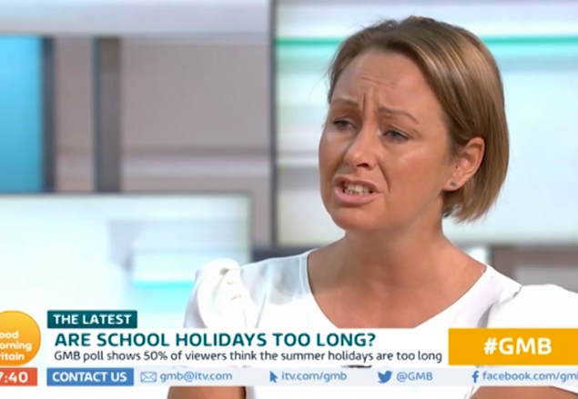 A guest on GMB who said she wanted to kill her children during the summer holidays