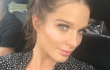 Helen Flanagan pictured just before giving birth