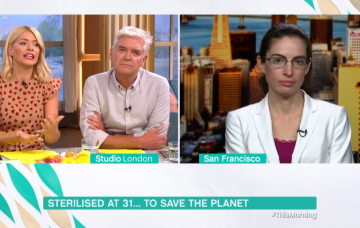 Holly and Phil interview woman, who was sterilized at 31