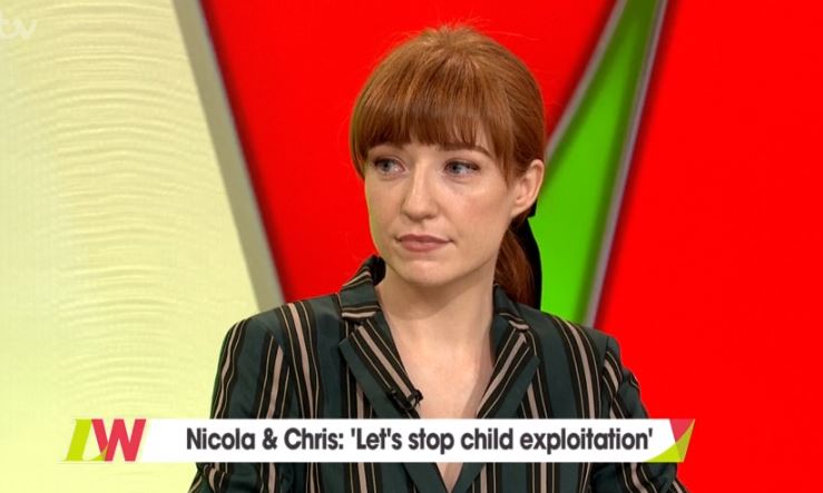 Nicola Roberts and Chris Harper talk about Barnardo's on Loose Women