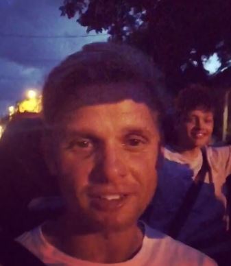 Jeff Brazier and son Bobby in Florida