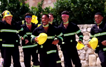 Love Island fireman challenge
