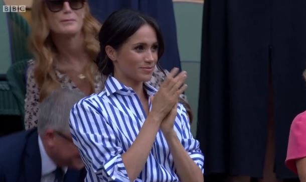 Meghan, Duchess of Sussex, at Wimbledon
