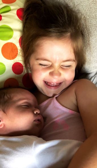 Jacqueline Jossa's daughters Ella and Mia