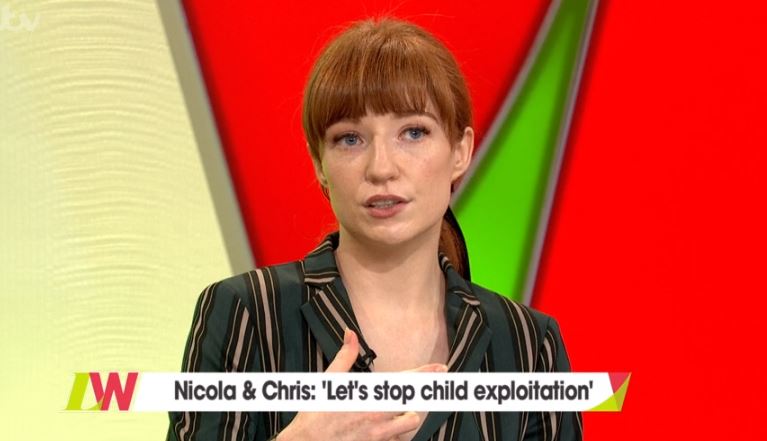 Nicola Roberts and Chris Harper talk about Barnardo's on Loose Women