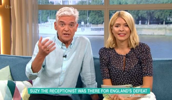 Holly Willoughby and Phillip Schofield on This Morning
