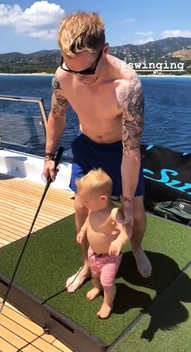 Ronan and Storm Keating enjoy holiday with son Cooper