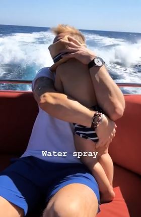 Ronan and Storm Keating enjoy holiday with son Cooper