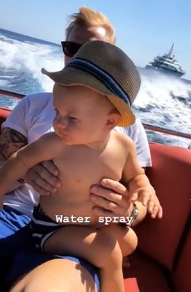 Ronan and Storm Keating enjoy holiday with son Cooper