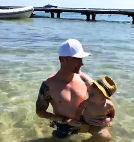 Ronan and Storm Keating enjoy holiday with son Cooper