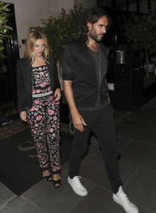 russell brand and his wife Laura Gallacher (Credit: Fameflynet)