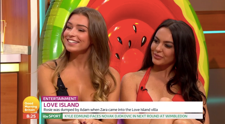 Love Island's Zara and Rosie on Good Morning Britain