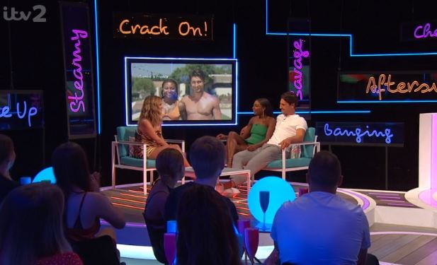 Love Island's Samira and Frankie interviewed by Caroline Flack on Aftersun