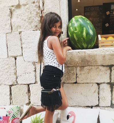 Tina O'Brien on holiday in Croatia with her family