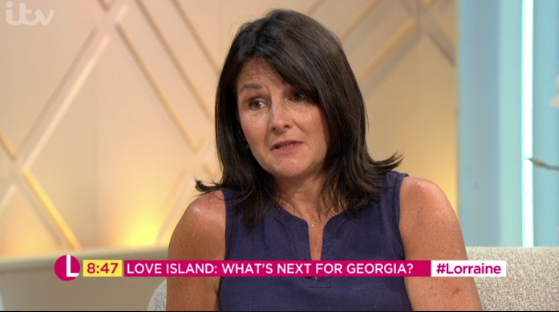Love Island's Georgia Steel and her mum Sharon (Credit: ITV)