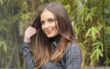 Helen Flanagan arriving at the ITV studios, London.