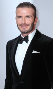 David Beckham at the 24th annual amfAR fundraiser during the Cannes Film Festival at the Hotel Eden Roc in Cap D'Antibes