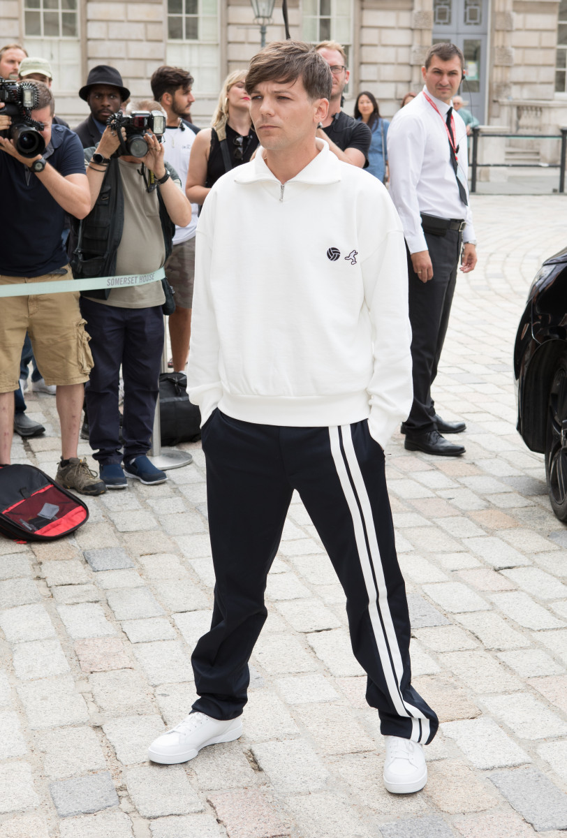 Louis Tomlinson, Judges attend X Factor Press Conference Wenn