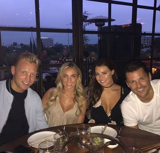 Josh Wright, Hollie Kane, Jess Wright and Mark Wright