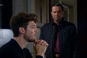 Joe Tate and Graham Foster in Emmerdale