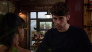 Joe Tate Priya Sharma Emmerdale