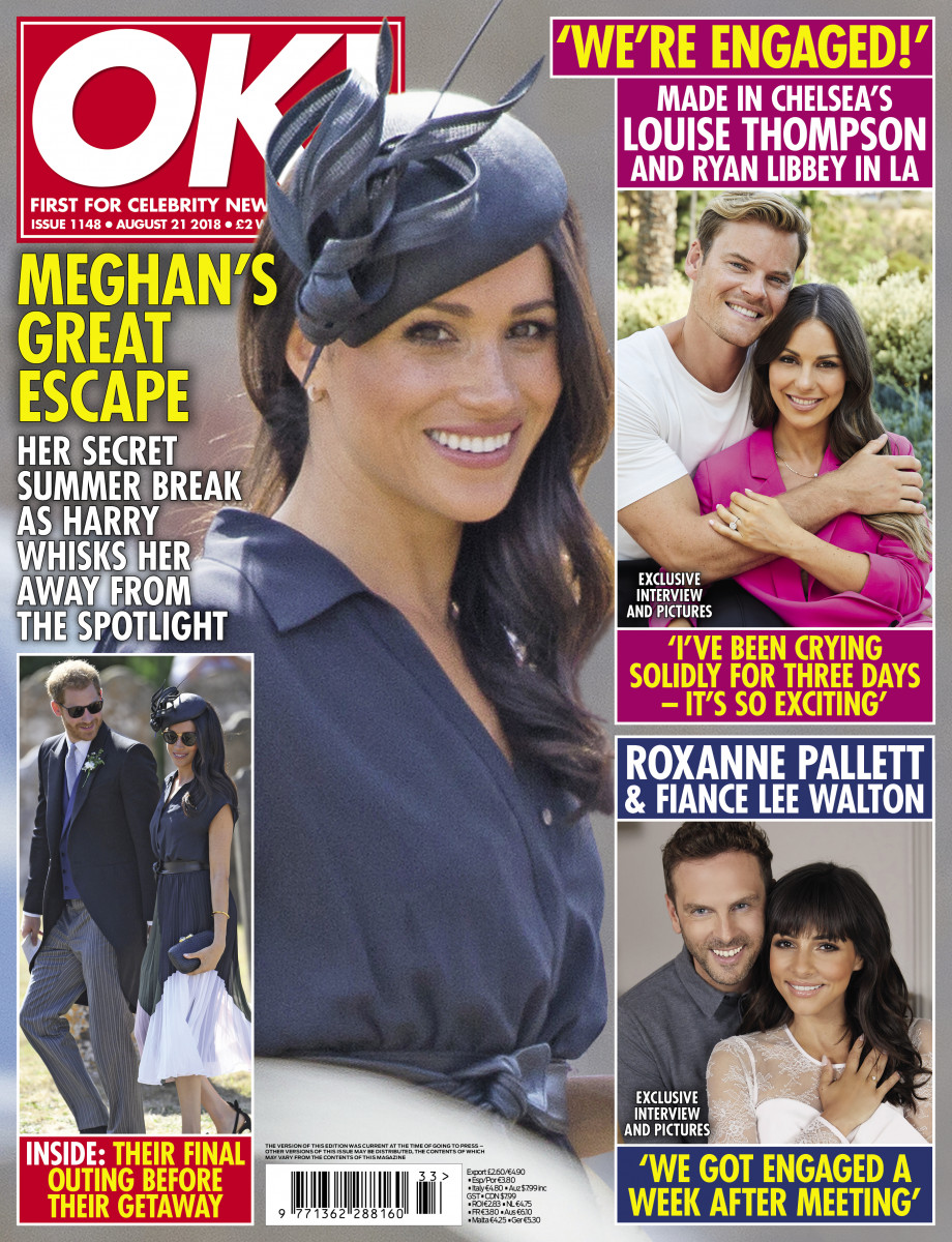 OK MAGAZINE COVER, MONDAY AUG 13