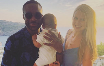 Ore Oduba on holiday with wife Portia and baby Roman (Credit: Instagram)