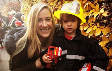 Rachael Bland and her son (Credit: Instagram)