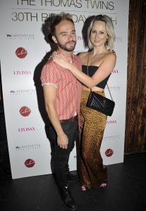 Jack P Shepherd and girlfriend Hanni Treweek at Adam and Scott's bday bash