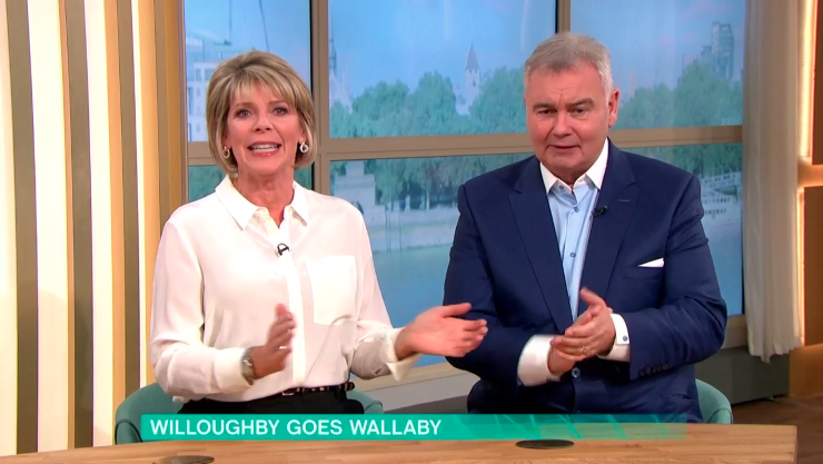Ruth Langsford and Eamonn Holmes on This Morning